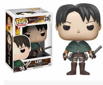 Виниловые фигурки Funko POP «Атака титанов» POP20/21/235/239, ПВХ, 10 см коллекционные