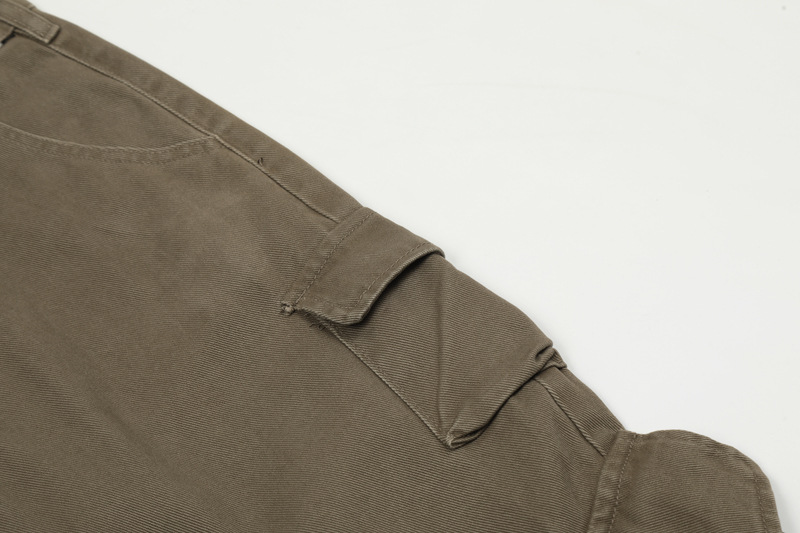 Men's Clothing Street Retro Washed Loose Tooling Jeans Men's Trendy Fashion Street Niche Design Sense Casual Pants_voghion.com