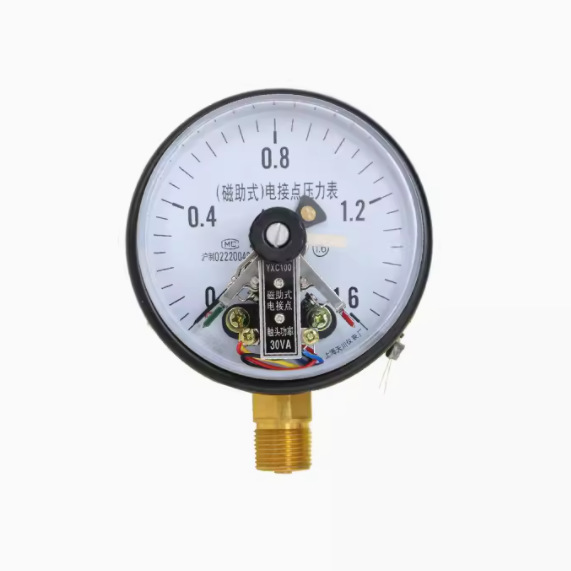 上海天川磁助式电接点压力表 YXC100 上下限报警压力表