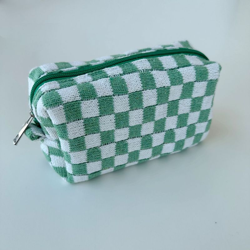 Etsy個性化刺繍メリヤス化粧バッグストライプ棋盤格収納袋ペン袋携帯色合わせ収納バッグ|undefined
