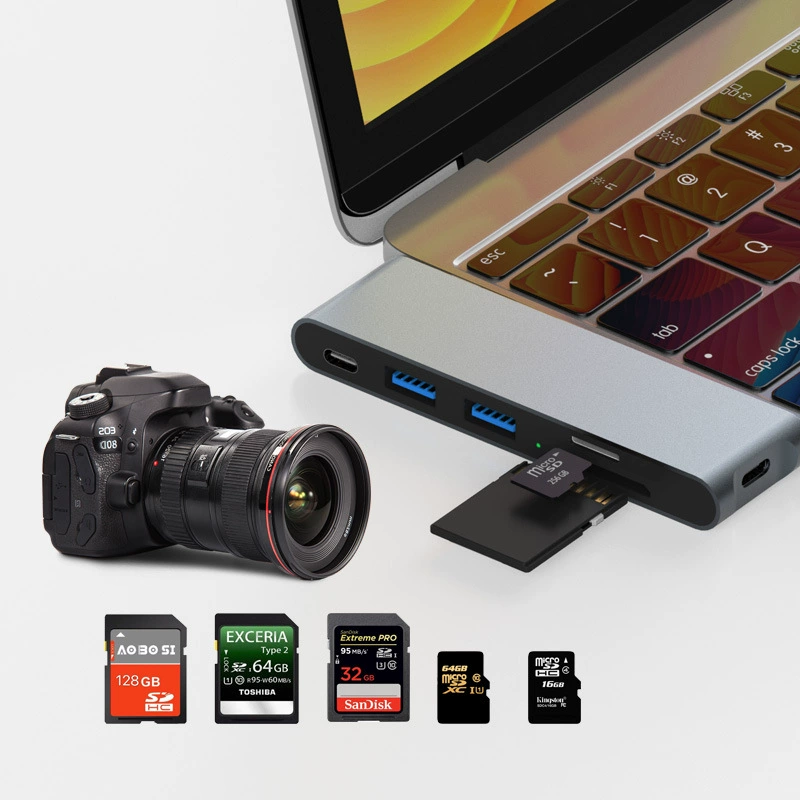 Тип-C на HDMI расширительный док-станция подходит для ноутбука Apple прямое подключение Hub USB3.0 пяти в одном