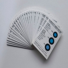 厂家直供3个点环保湿度卡温湿度指示卡包装出货卡三点湿度卡