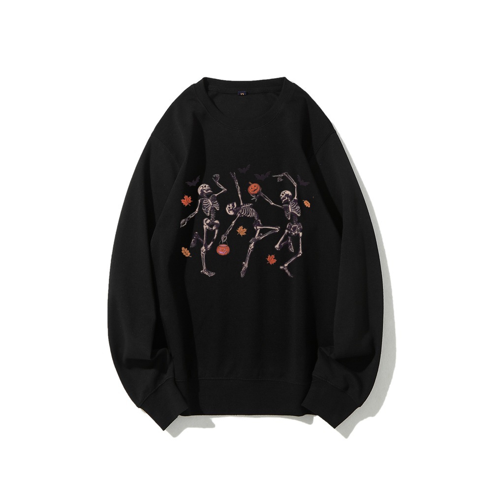 Comfort Colors Dancing Skeleton Casual Crewneck Sweatshirt
