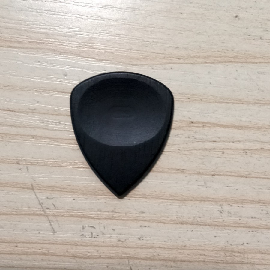 Tallado logo guitarra de madera Pick madera metralla Folk Bass ukulele Pick Guitar Accesorios