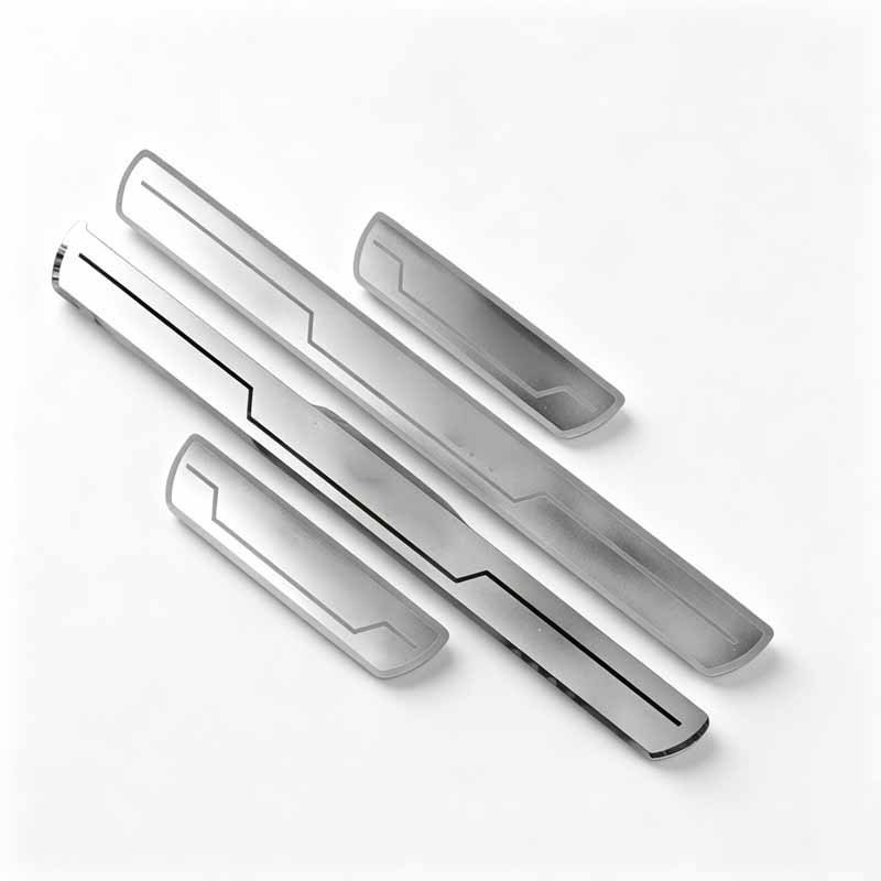 Suitable for 16-20 Ford Fusion Door Sill Modification Stainless Steel Trunk Guard Trim Strip