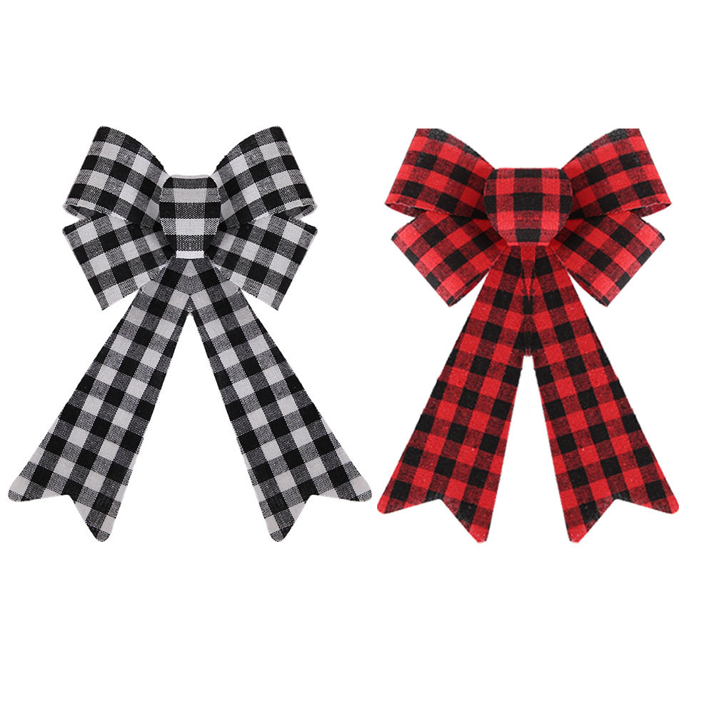 Weihnachtsbogen Trompete PVC Hahnentritt Weihnachtsbaum Dekoration Erkerfenster Mall Urlaub Atmosphäre Layout_voghion.com