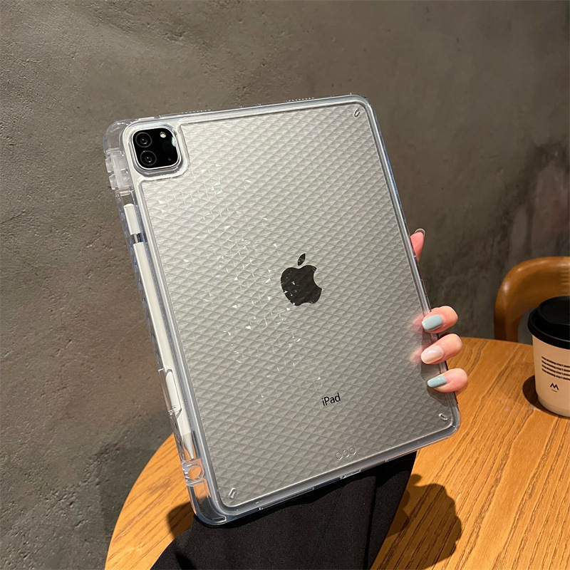 2022 Apple Tablet iPad Protective Cover pro11 "A2602 Bracket with Pen Slot Transparent Acrylic Anti-bending 2022 Apple Tablet iPad Protective Cover pro11 "A2602 Bracket with Pen Slot Transparent Acrylic Anti-bending