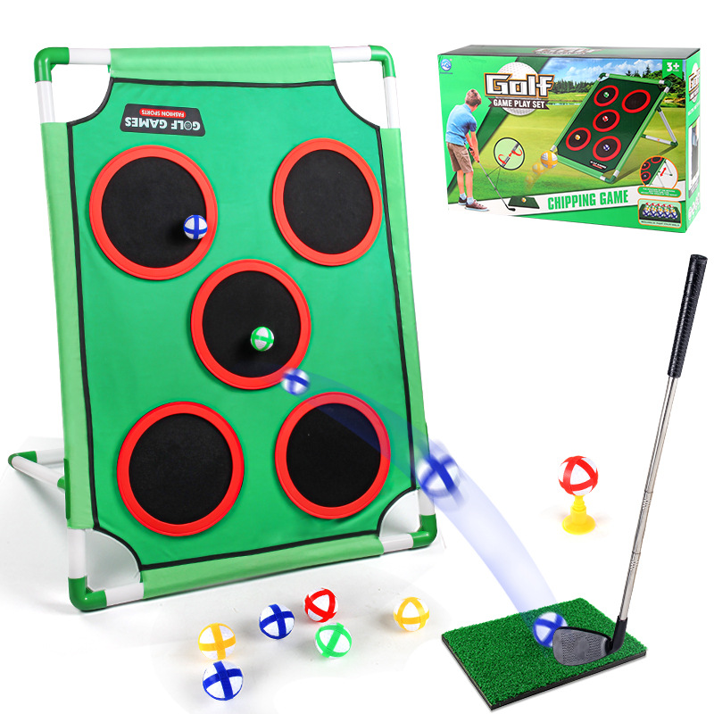 Exportación transfronteriza de juguetes de golf, almohadillas de juego de golf, almohadillas de ejercicio de swing, juguetes deportivos interiores y exteriores