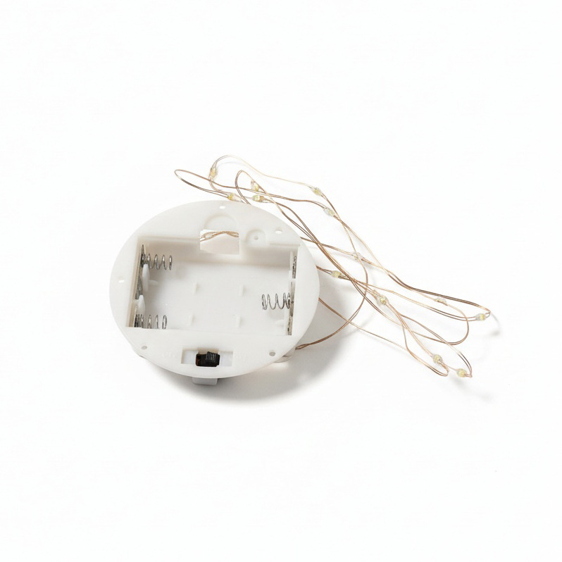 Flor inmortal cubierta de vidrio cubierta de acrílico cubierta de plástico transparente semicircular flor seca base a prueba de polvo con lámpara DIY material