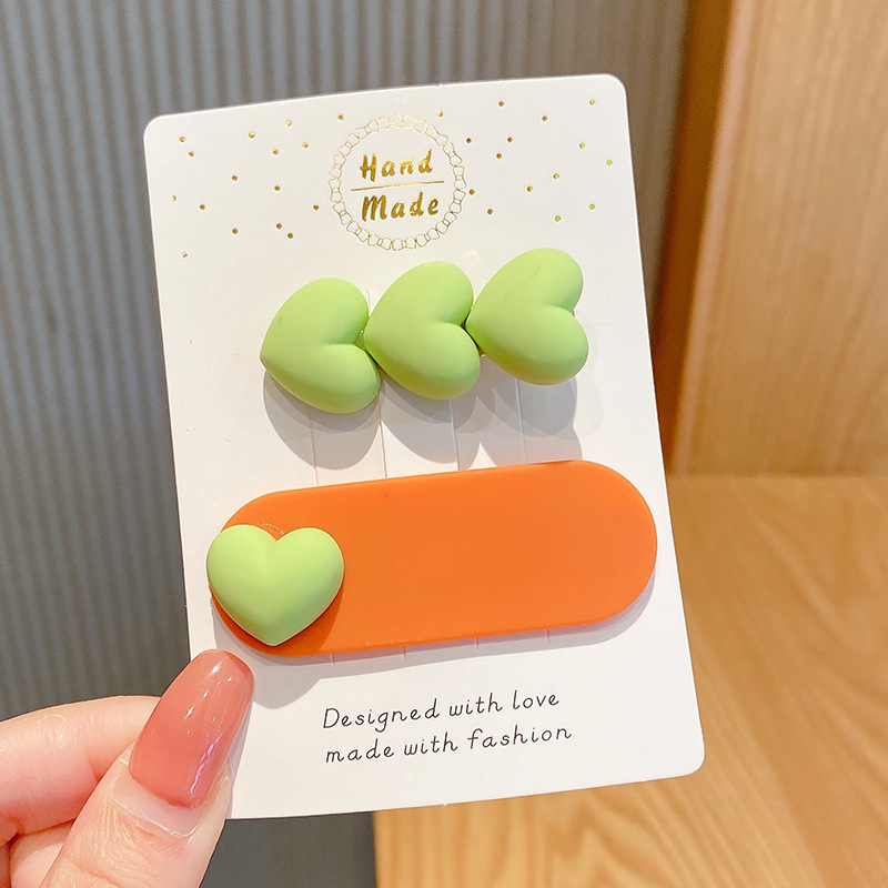 Flores rosadas pinzas de cabello 2025 nueva dulce frente lateral de la mujer frange pinzas de cabello rotas lindas pinzas de boca de pato sin marcas