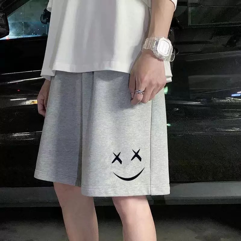 회색 웃는