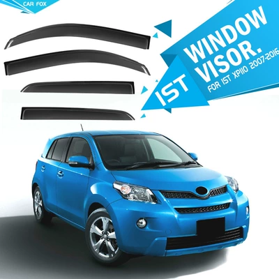 visor rain eyebrow, Rain shield - standard-packing-without-logo-toyota-ist-mk2-xp110-2007-2016-ps-no-bright-window-rain-shield