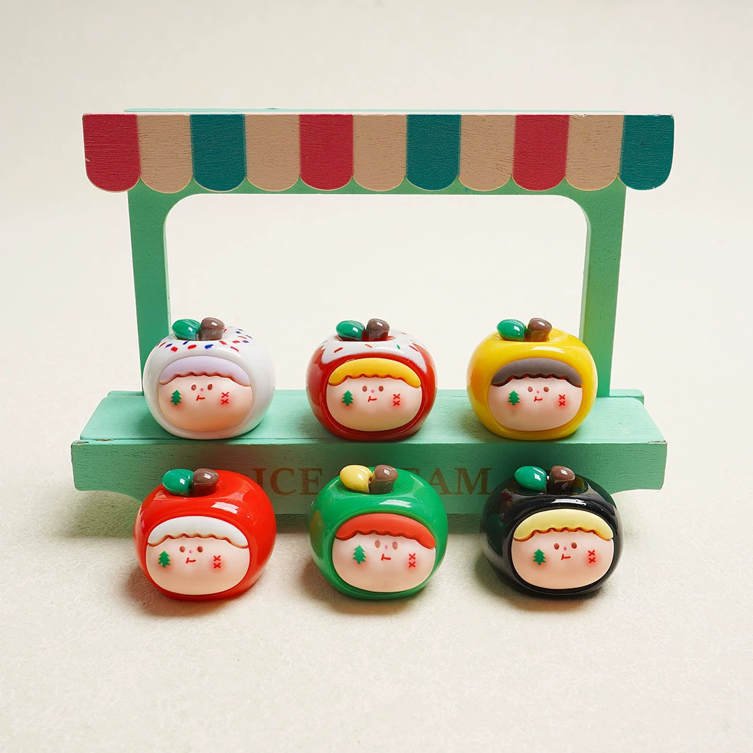 Сплошная рождественская фруктовая голова яблоко Лилит Ли Сидий ювелирный аксессуар