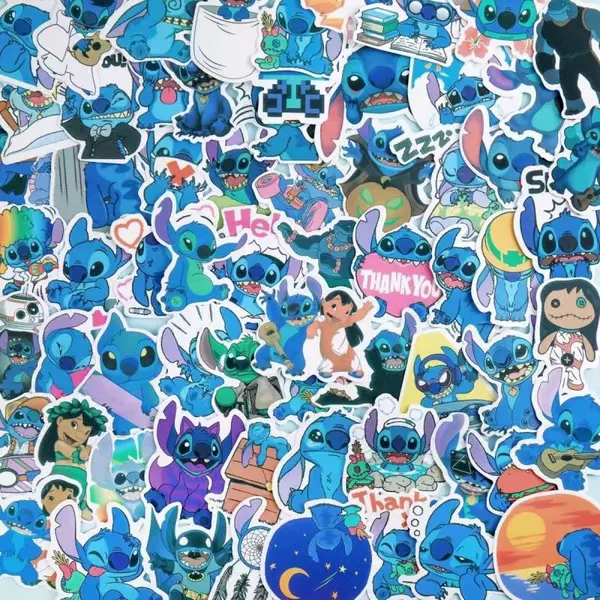 Stitch 100 sheets (waterproof stickers)