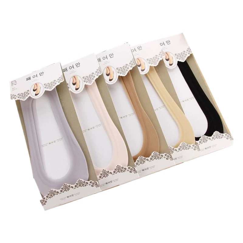 Носки из шелка без следов льда женские летние тонкие хлопчатобумажные противоскользящие носки силиконовые носки с неглубоким ртом