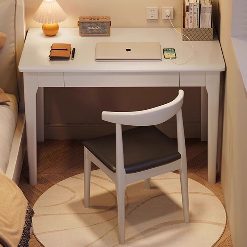实木书桌小户型化妆桌简约家用电脑桌卧室床头梳妆台床边小桌子