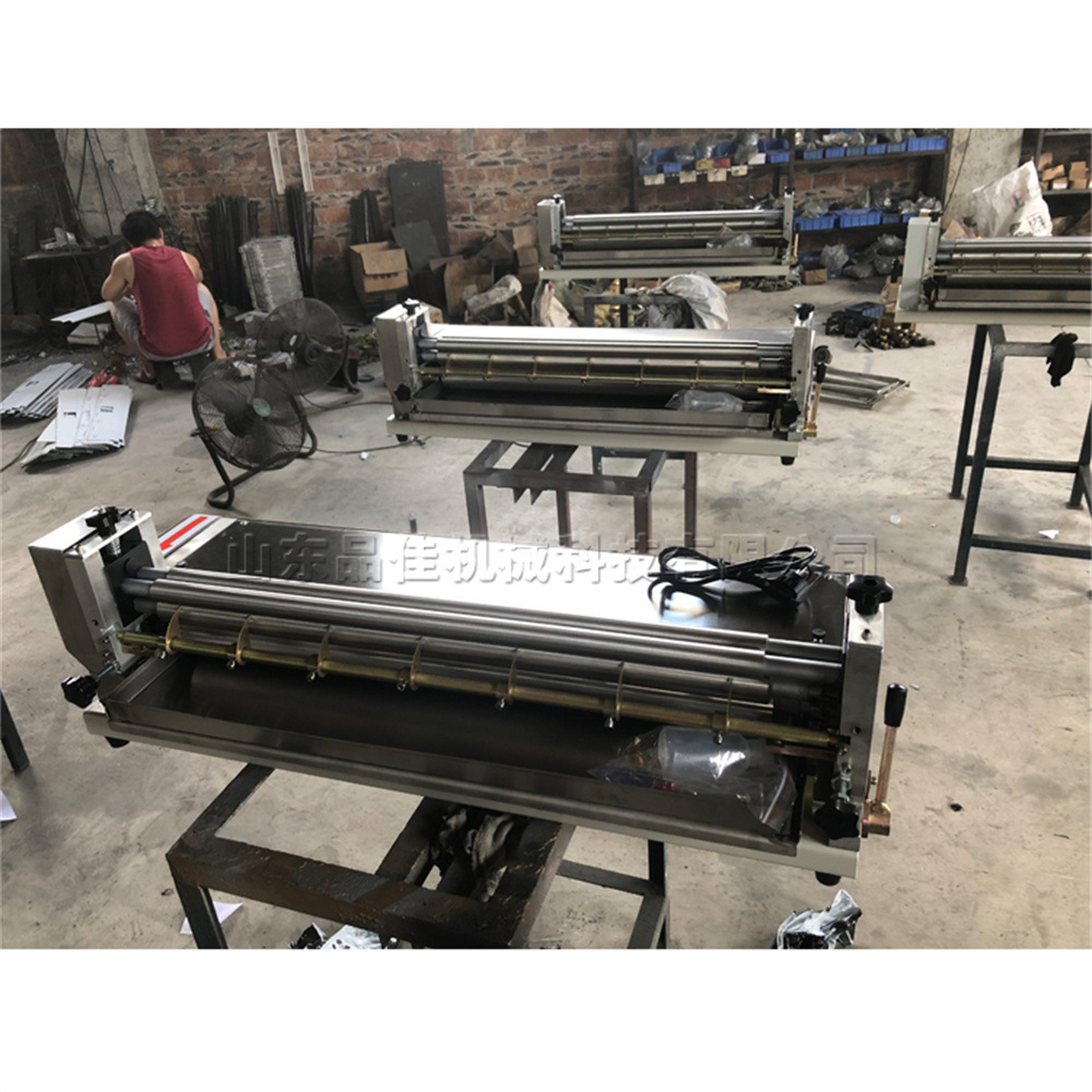 台式瓦楞纸板裱胶机 不锈钢面纸加热上胶机 礼品包装盒上胶机