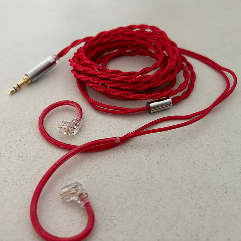 Customized Processing Headphone Audio Cable 0.78 QDC Upgrade Cable Silver-plated mmcx Interface hifi Braided Wire Live Broadcast