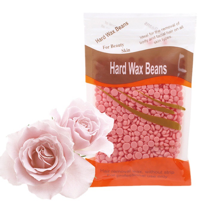Transfronterizo 100g cera de depilación ventas directas de fábrica de frijol sólido depilación sin papel cera de abejas cera dura partículas pequeñas de frijol