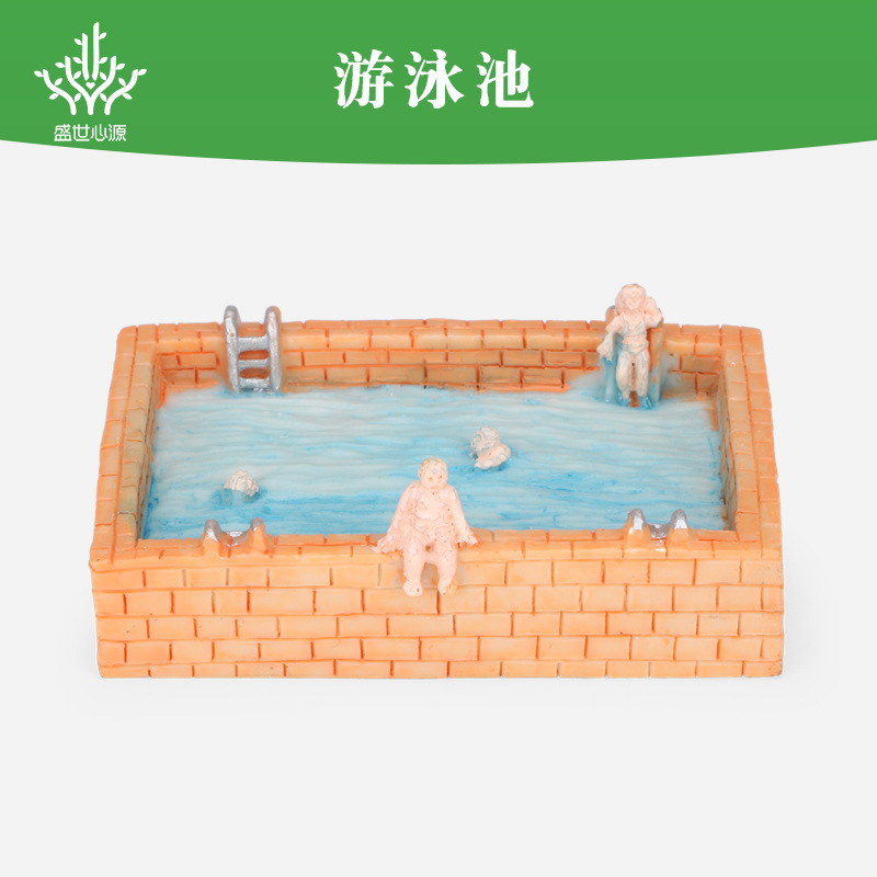 Cross-Border New Product Hand Model Swimming Pool Psychological Sand Table Game Sand Equipment Children's Simulation Toy Ornaments