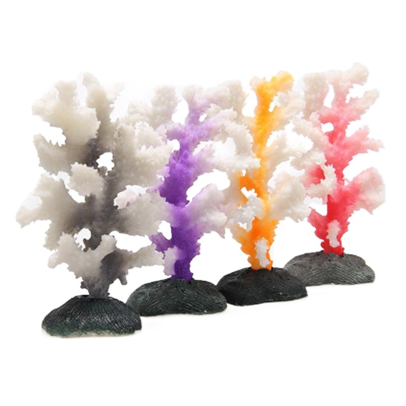 Acuario acuario pecera paisaje simulación Coral Mar Hierba Árbol marino silicona mar hierba luminosa simulación fluorescente árbol de coral