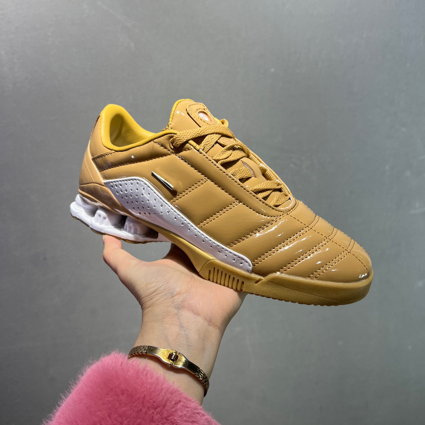 Putian Total 90 zapatos de fútbol Shox de alta versión antideslizante y resistente al desgaste para hombres y mujeres zapatos deportivos casuales de moda