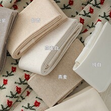 秋冬季日系棉加薄绒中厚白色连裤袜女外穿踩脚袜显瘦保暖棉裤打底
