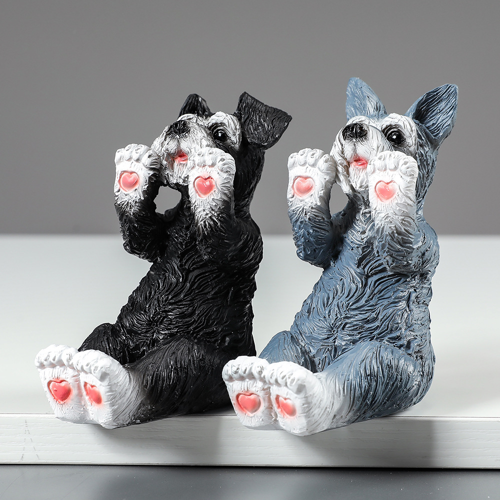 Cute Schnauzer Phone Stand