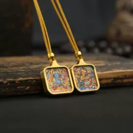 钥匙扣;金属工艺品;唐卡画像