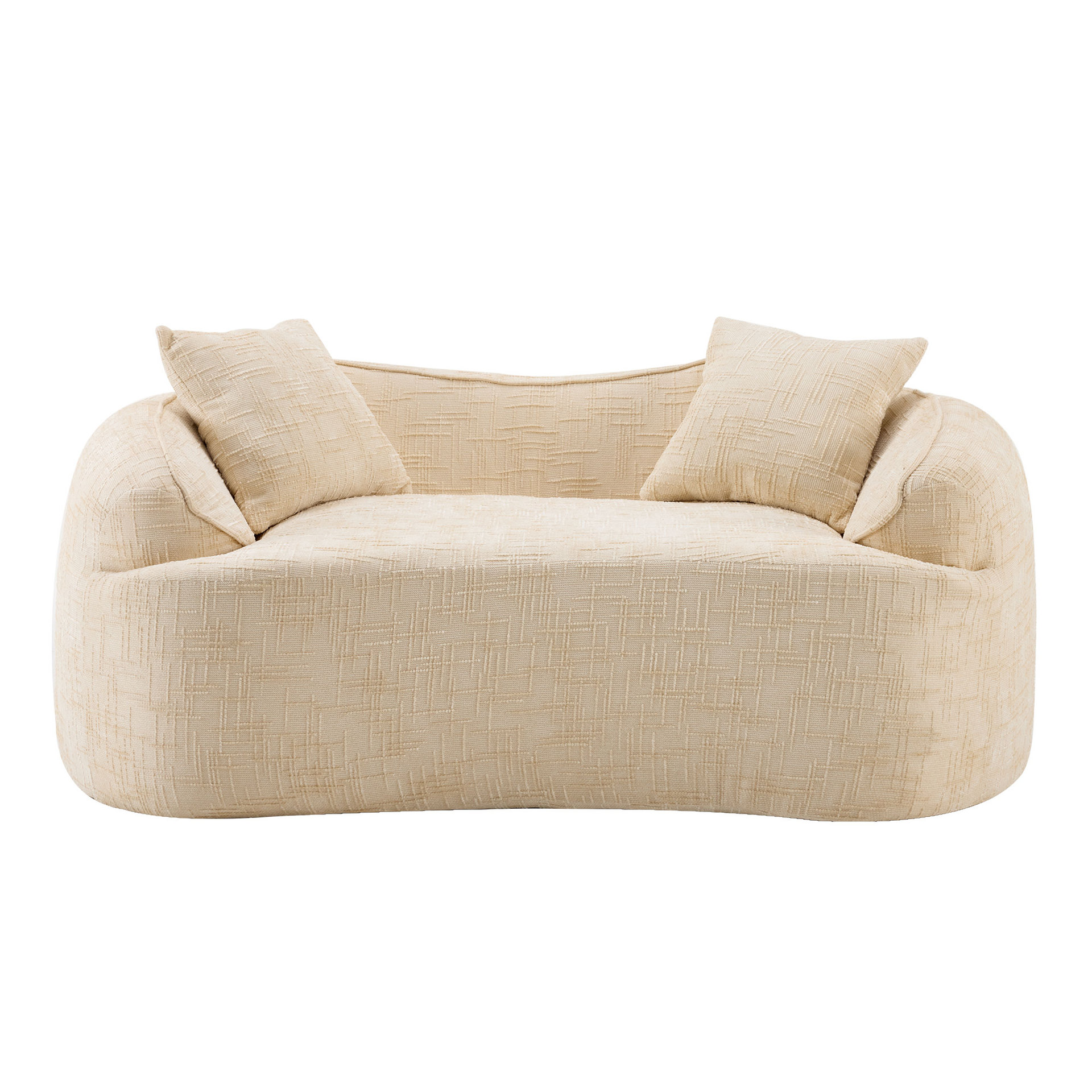 Inventario de un regalo de acompañante de negocios a rayas sólidas de sofá de Chenille cojín de respaldo con almohada de sofá central