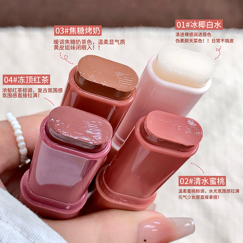 Bily Bear Hydrating Lip Balm, hidratante, anti-agrietamiento, maquillaje transfronterizo