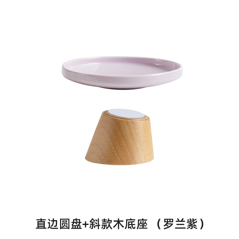 Plato de fruta de cerámica sala de estar mesa de café postre semillas de melón merienda disco tazón de fruta de alta calidad plato de caramelo Placa de visualización recepción