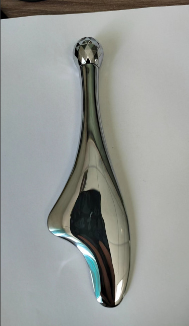 Rodillo metálico para masaje ocular, aplicador para crema facial y lifting de cara, regalo de belleza para el rostro