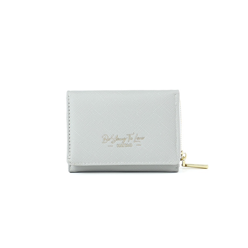 Nueva cartera de las mujeres corto plegable titular de la tarjeta 2023 verano simple transfronteriza monedero fuente fabricante