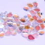 平底幻彩梨形七彩宝石