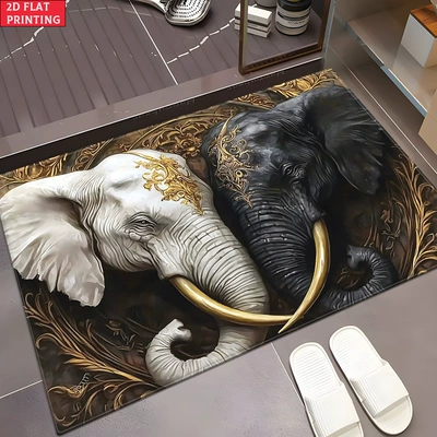 American retro elephant diatomite bathroom: Avtomobil döşəmə paspasları - 33gygdx-2-4060cmnew-diatomaceous-earth-floor-mat