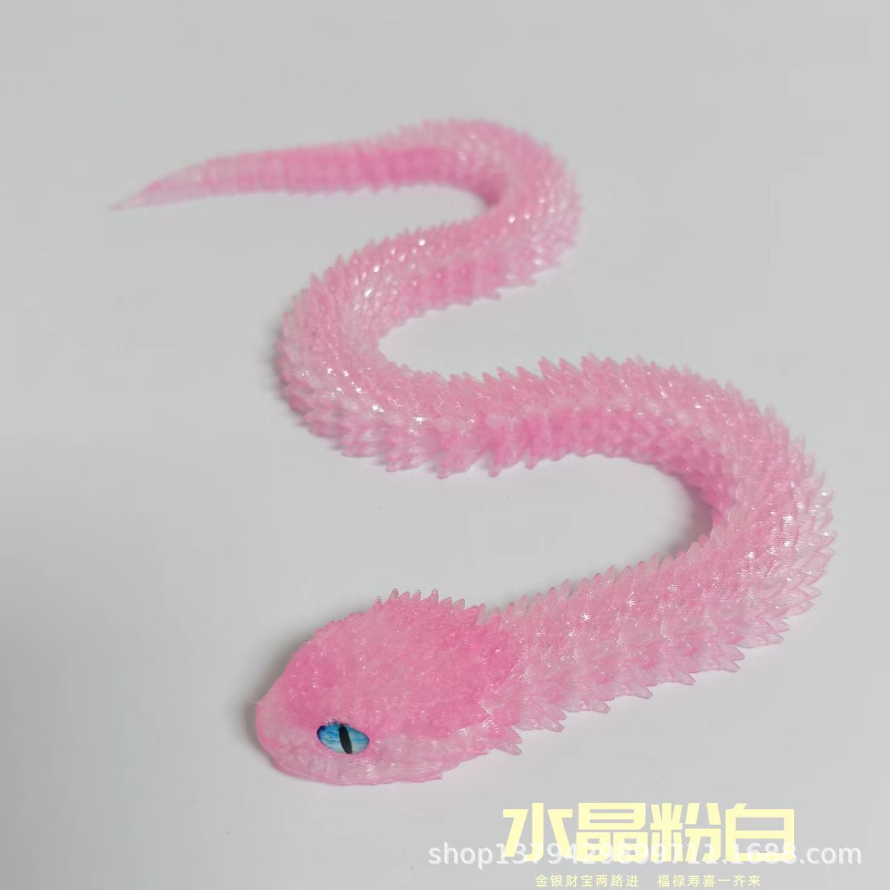 Modelo de Serpiente Impreso en 3D de PLA Articulado para Regalo y Decoración image 17