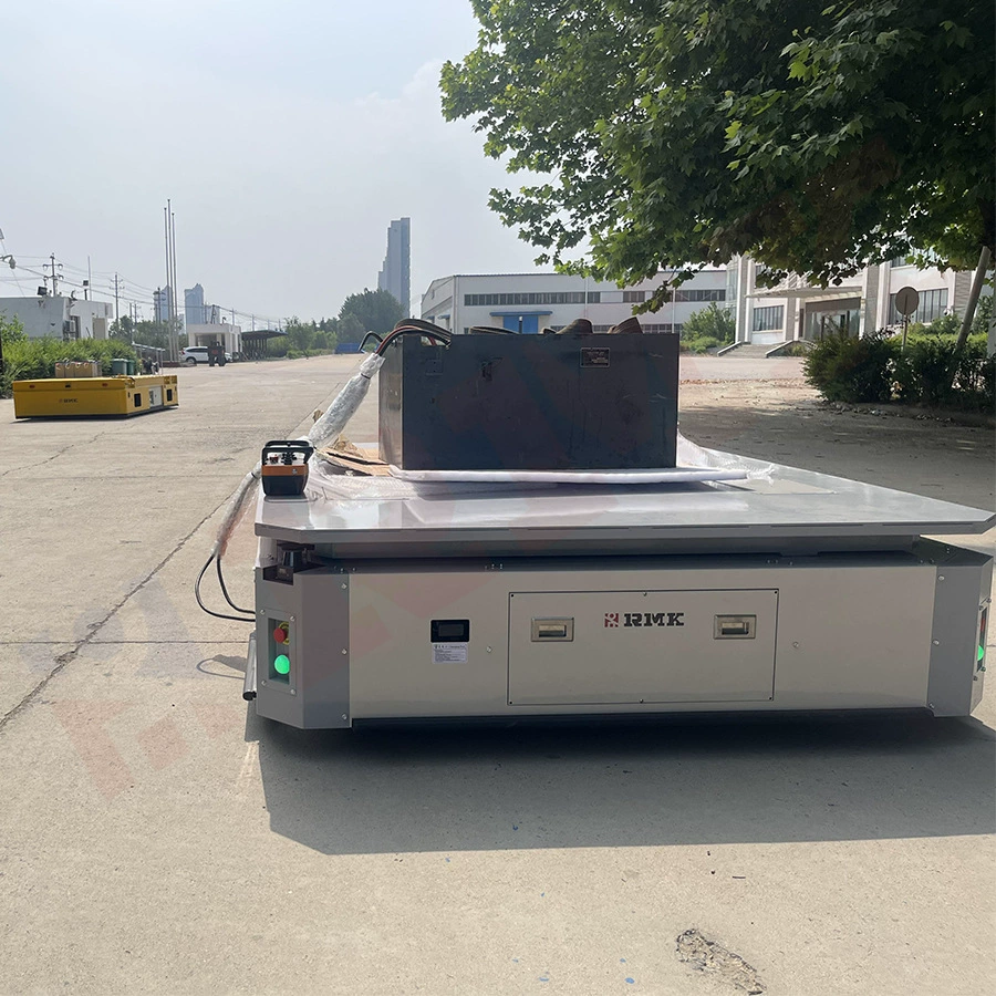 Многопривод в помещении и на изнутри полнонаправо тяжелых нагрузок AGV по требованию гидравлический подъем троллейбуса 360 ° по желанию