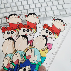 Cute cartoon ruler inspired by Crayon Shin-chan—super popular, just like on Xiaohongshu! Perfect for girls, students, and anyone who loves stylish, high-quality rulers for measuring and drawing.