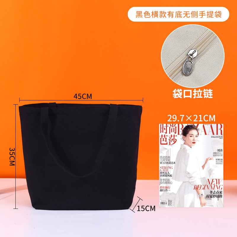 Bolso de lona blanco personalizado punto en blanco bricolaje bolso de lona pintado a mano bolso de algodón con cremallera bolso de mano logotipo personalizado