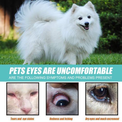 Yegbong Tear Gland Essence for Dogs, Eye Tear Stain Essence for Pets, External Use to Remove Eye Gums for Cats and Dogs