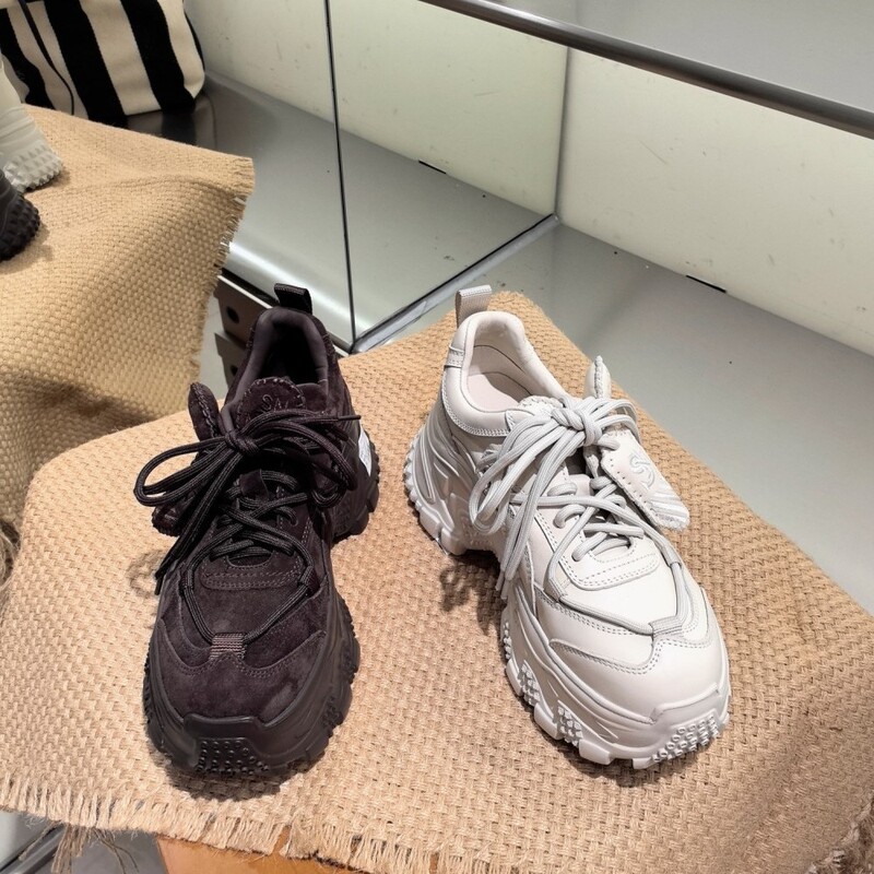 European Station XJ Women's Shoes 26 Winter Fashion Decorative Detachable Soft Top Layer Cowhide Round Toe Height-Increasing Thick-Soled Running Dad Shoes European Station XJ Women's Shoes 26 Winter Fashion Decorative Detachable Soft Top Layer Cowhide Round Toe Height-Increasing Thick-Soled Running Dad Shoes