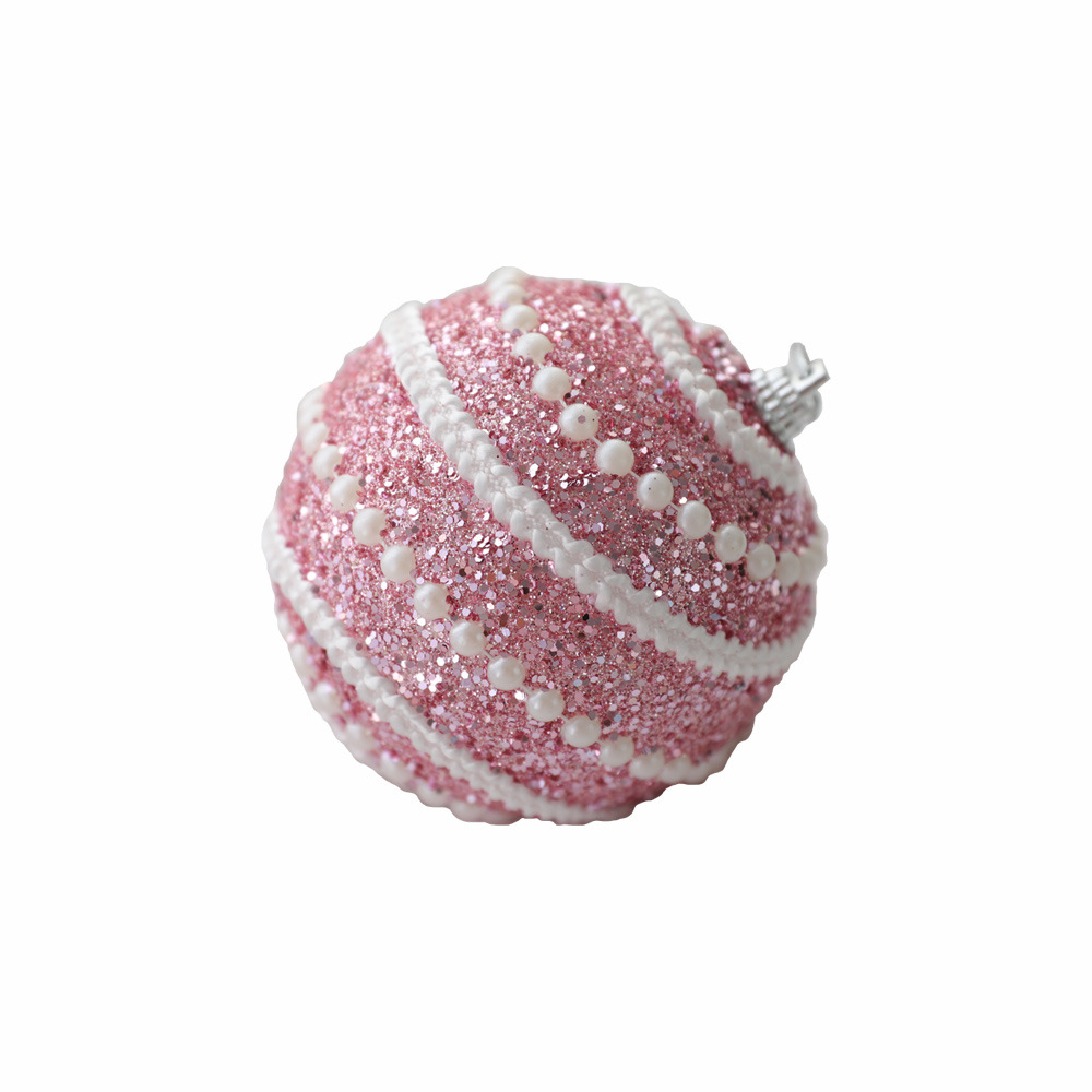 Bola de Navidad 8cm bola de espuma decoración del árbol de Navidad colgante bola colorida decoración de la ventana bola colgante decoración de Navidad se puede mezclar