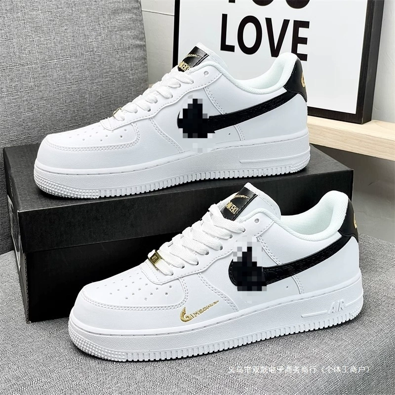 Nike Air Force 1, обувь, кроссовки, дышащие белые туфли, спортивная обувь