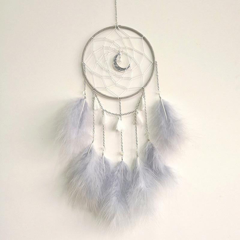 El departamento de Indiana Dreamcatcher, dormitorio, campana de viento colgante, corazón de niña, regalo de cumpleaños para chicas.