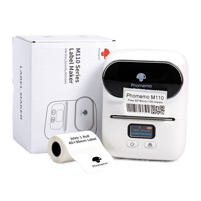 Phomemo impresora térmica etiqueta de ropa impresora de código de barras impresora de etiquetas de precio comercial transfronterizo