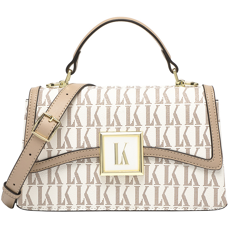 Hong Kong niche leisure leather square for crossbody versatile handheld one shoulder women's 2024 new small bag_voghion.com