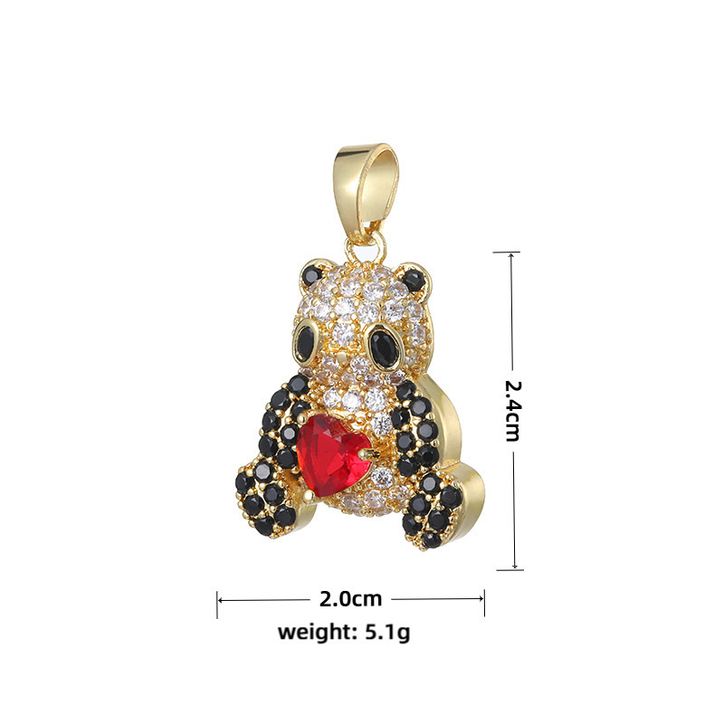 Joyas transfronterizas colgante de rubí esmeralda ligero de lujo accesorios de acero de titanio collar no decolor cadena clavícula