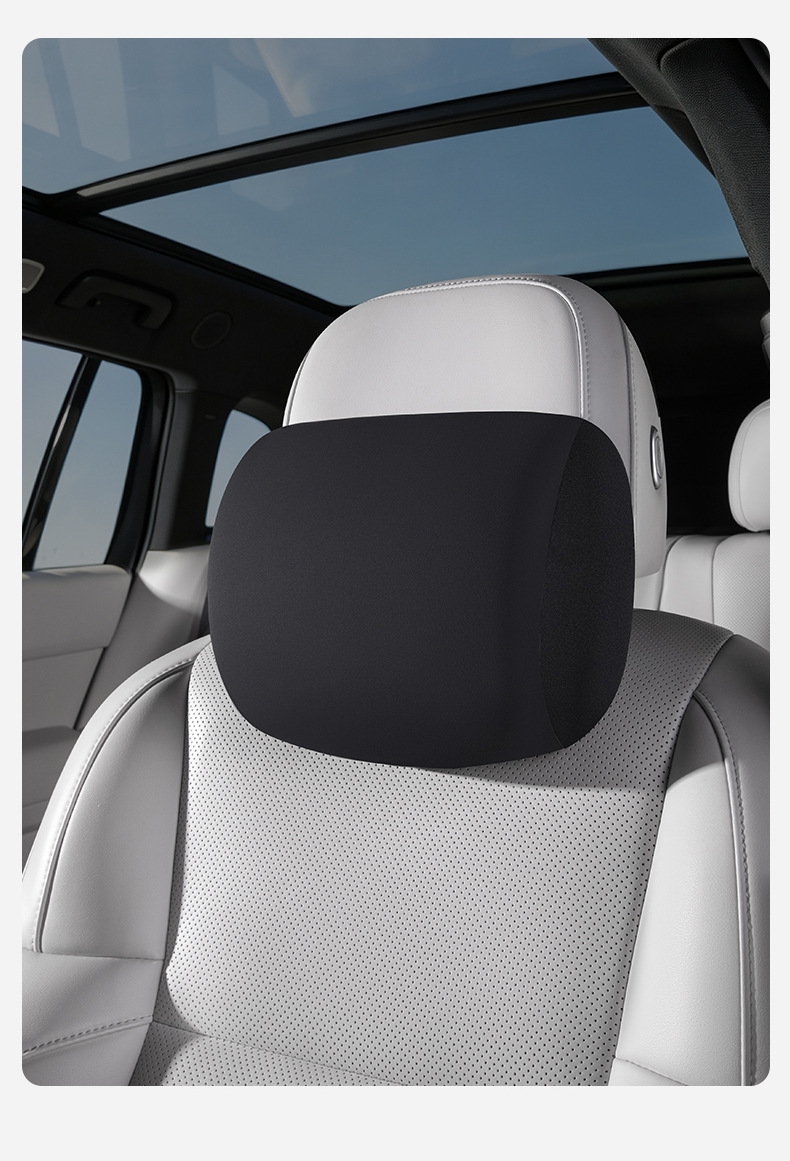 Factory-customized car massage headrest and lumbar support, electric neck pillow, electric memory foam headrest, car backrest cushion and lumbar support