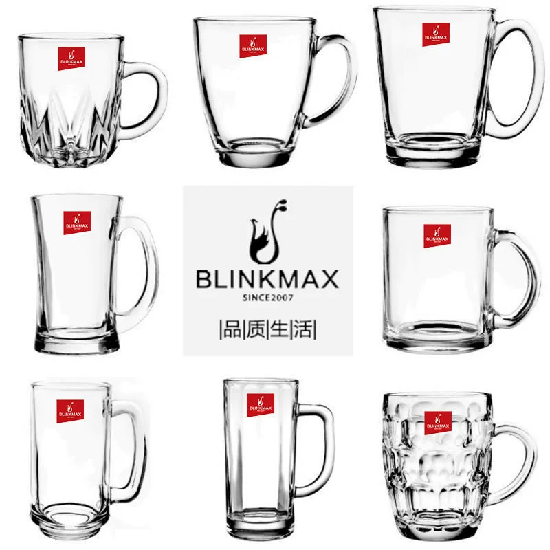 Lizun Handle Glass Cup Multifunctional Hot and Cold Universal Household Water Cup Tea Cup Beverage Milk Cup Coffee Cup Transparent Lizun Handle Glass Cup Multifunctional Hot and Cold Universal Household Water Cup Tea Cup Beverage Milk Cup Coffee Cup Transparent